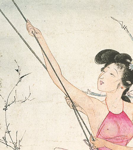 栖霞-胡也佛的仕女画和最知名的金瓶梅秘戏图